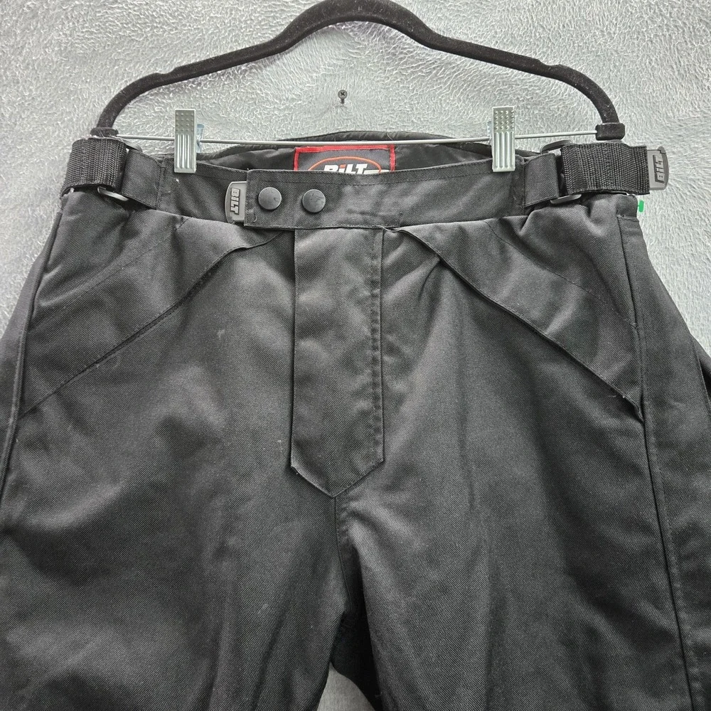 BILT Men Pants 32 Black BLW 13 Motorcycle Pants Storm Waterproof Zipper 30